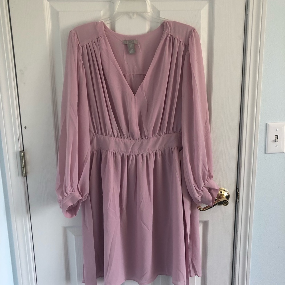H&M Dusty Rose Dress